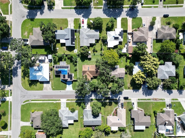 bird's eye view featuring a residential view