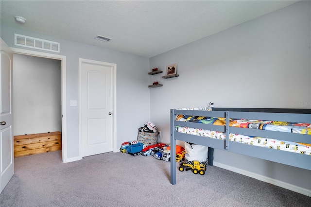 bedroom featuring carpet floors