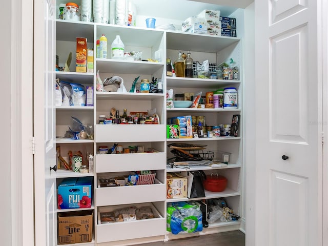 view of pantry