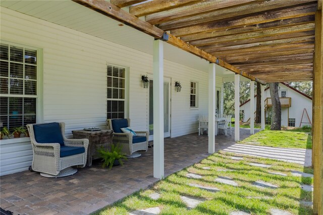 view of patio