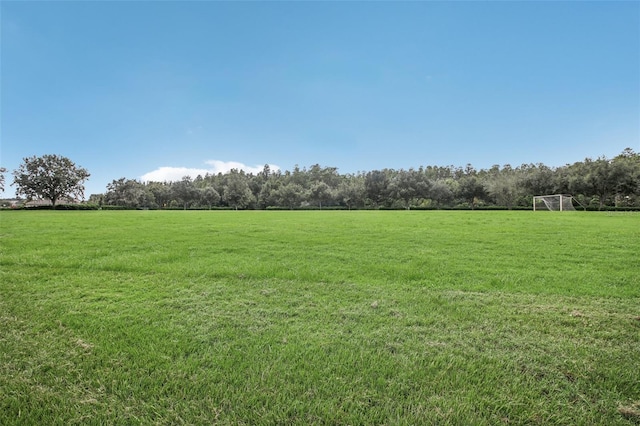 view of landscape featuring a rural view