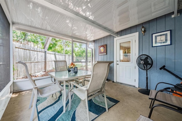 1611 Stevenson Dr, Clearwater, FL 33755 - sunroom featuring outdoor dining space