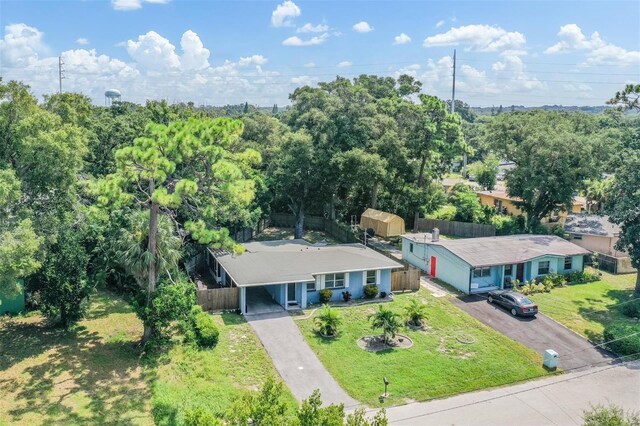 1611 Stevenson Dr, Clearwater, FL 33755 - view from above of property