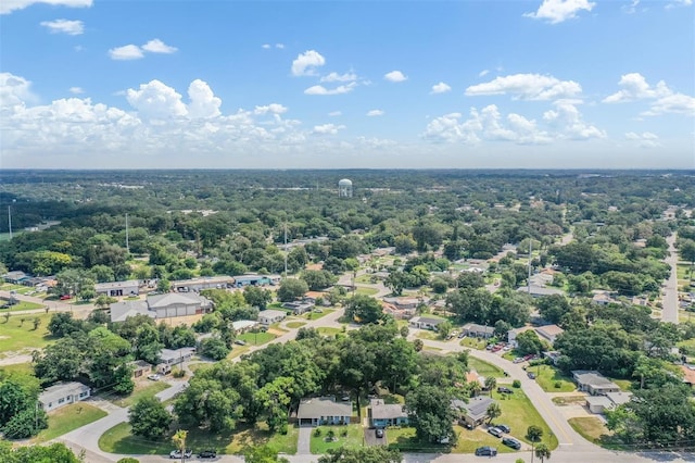 1611 Stevenson Dr, Clearwater, FL 33755 - aerial perspective of suburban area featuring a heavily wooded area