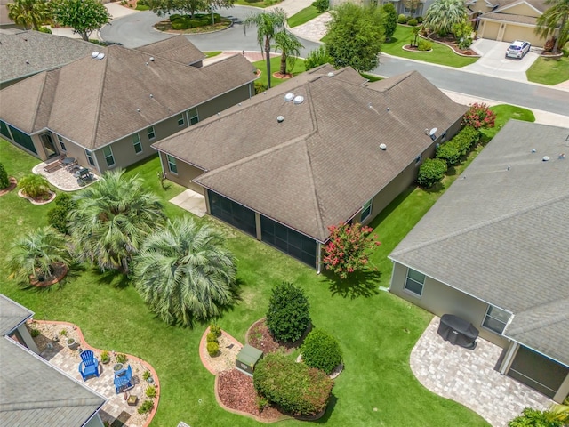 birds eye view of property featuring a residential view