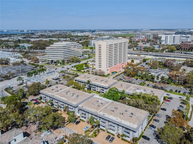 bird's eye view featuring a view of city