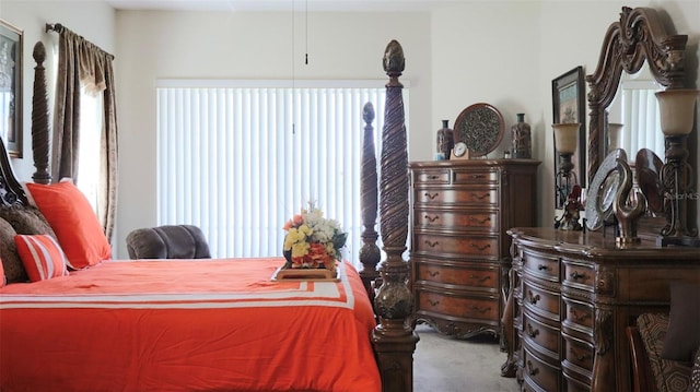 bedroom featuring carpet floors