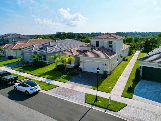 drone / aerial view featuring a residential view