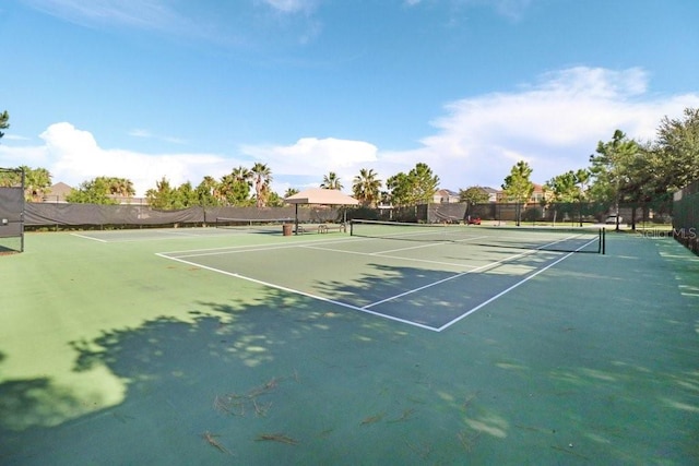 view of sport court featuring basketball court