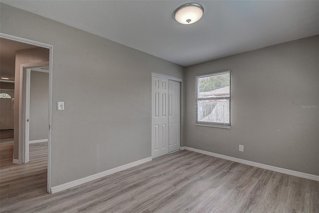 interior space featuring light wood-type flooring