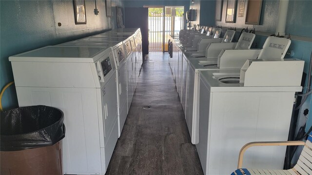 laundry room with washer and dryer