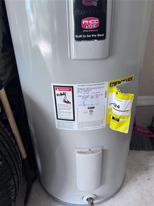 utilities featuring water heater