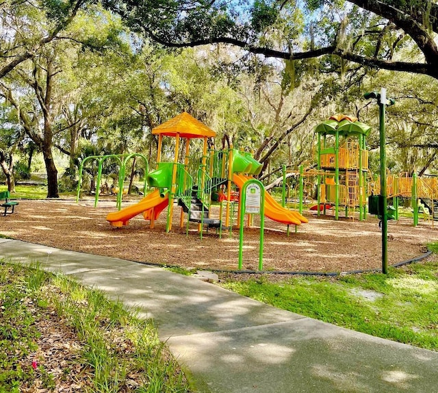 view of community playground