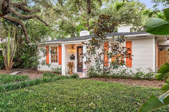 view of ranch-style house