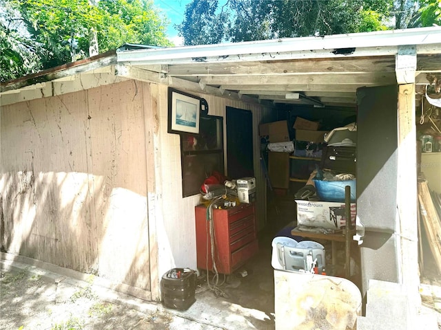 view of outbuilding