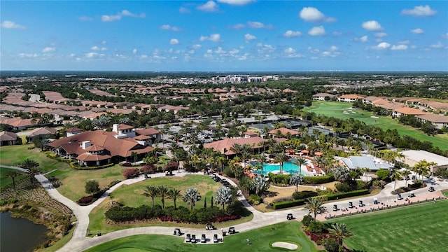 bird's eye view featuring a residential view