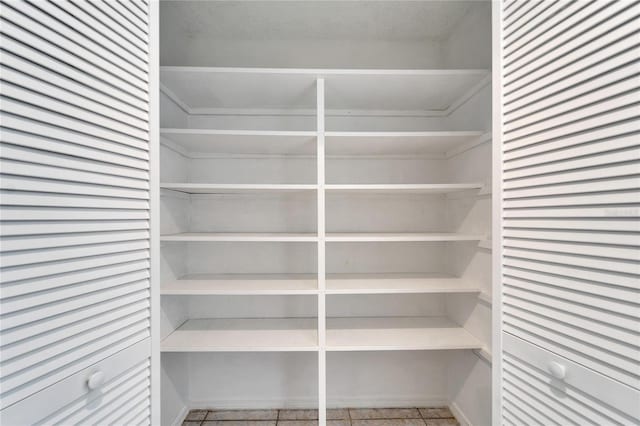 view of pantry