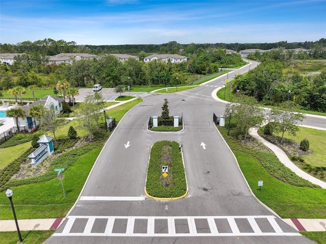 drone / aerial view featuring a residential view