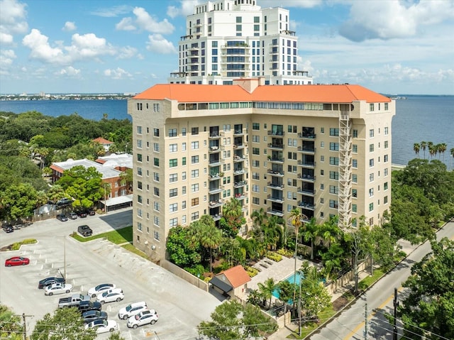 view of property featuring a water view