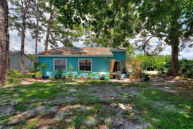 view of rear view of house