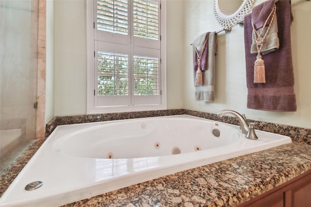 bathroom featuring a bathtub