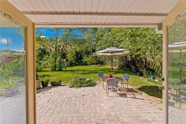 view of patio