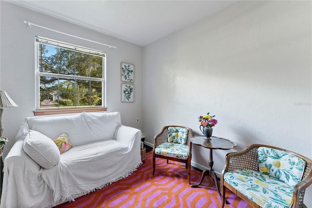 view of sitting room