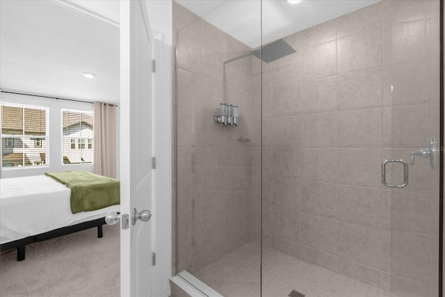 bathroom with walk in shower