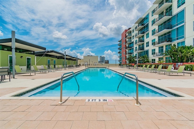 view of pool