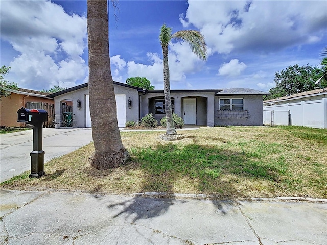 view of ranch-style home