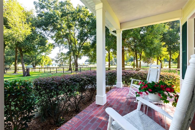 view of patio