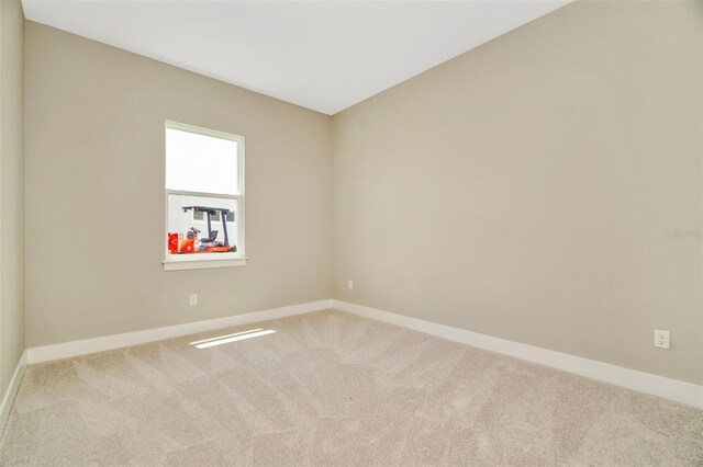 empty room with carpet floors