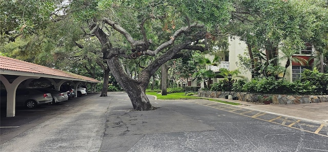 view of road