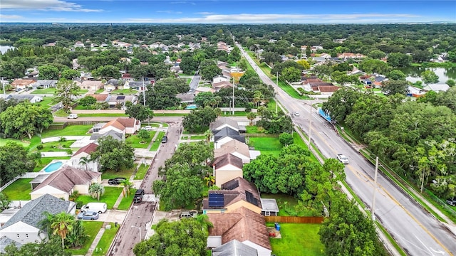 bird's eye view featuring a residential view