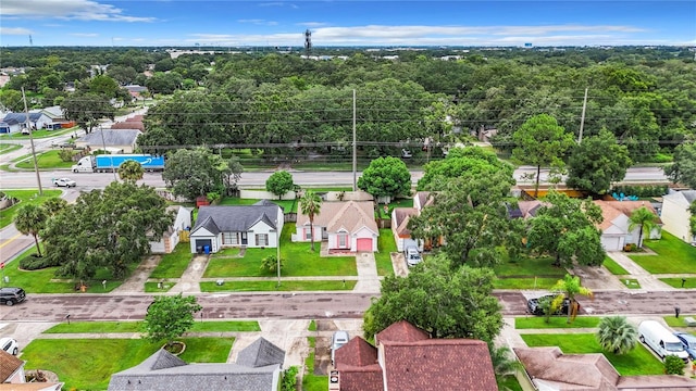 drone / aerial view featuring a residential view