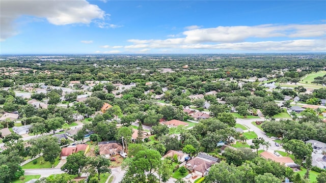 birds eye view of property featuring a residential view