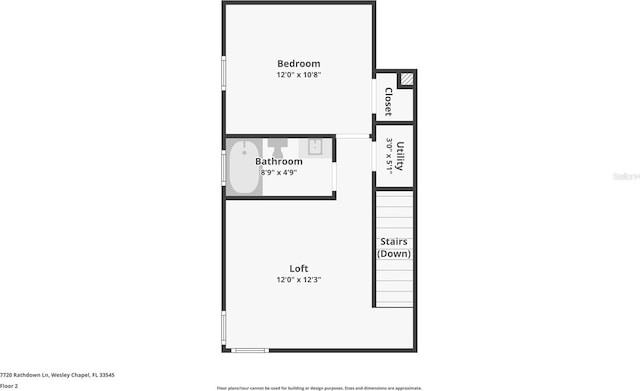 7720 Rathdown Ln, Wesley Chapel, FL 33545 - view of room layout