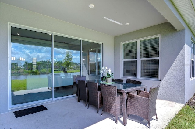 view of patio / terrace with outdoor dining space