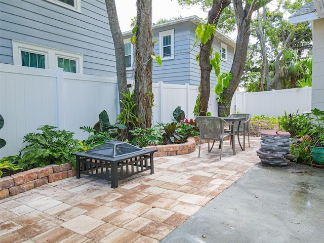 view of patio