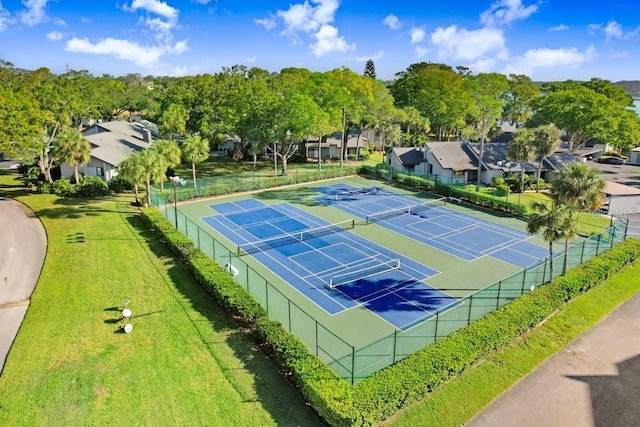 view of sport court