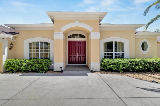 view of property entrance