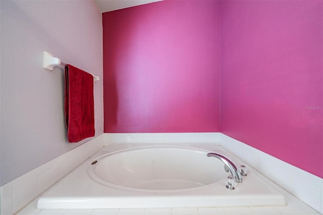 bathroom with a bathing tub