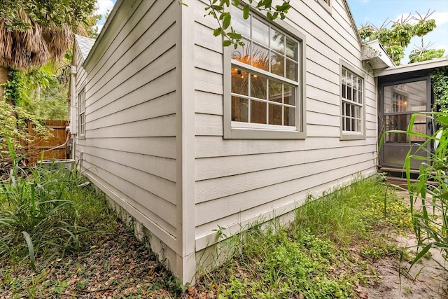 view of side of property