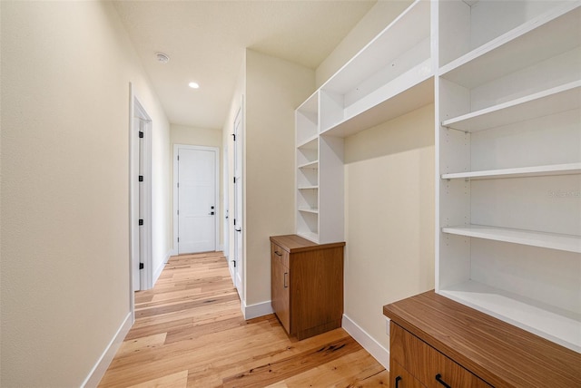 interior space featuring light hardwood / wood-style flooring