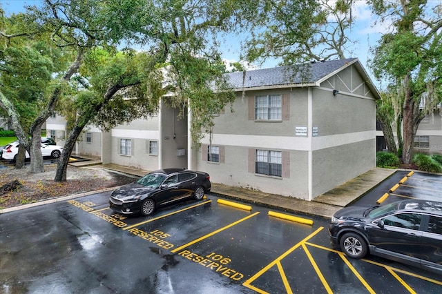 view of vehicle parking