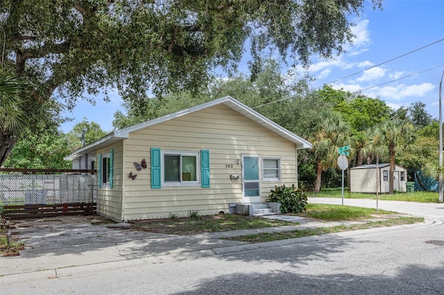 view of bungalow-style house