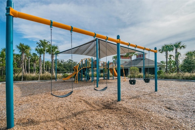 view of communal playground