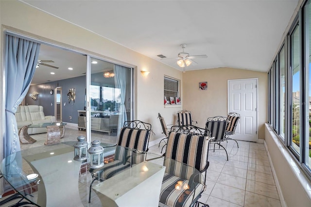 1819 Shore Dr S Unit 318, South Pasadena, FL 33707 - sunroom with lofted ceiling and plenty of natural light