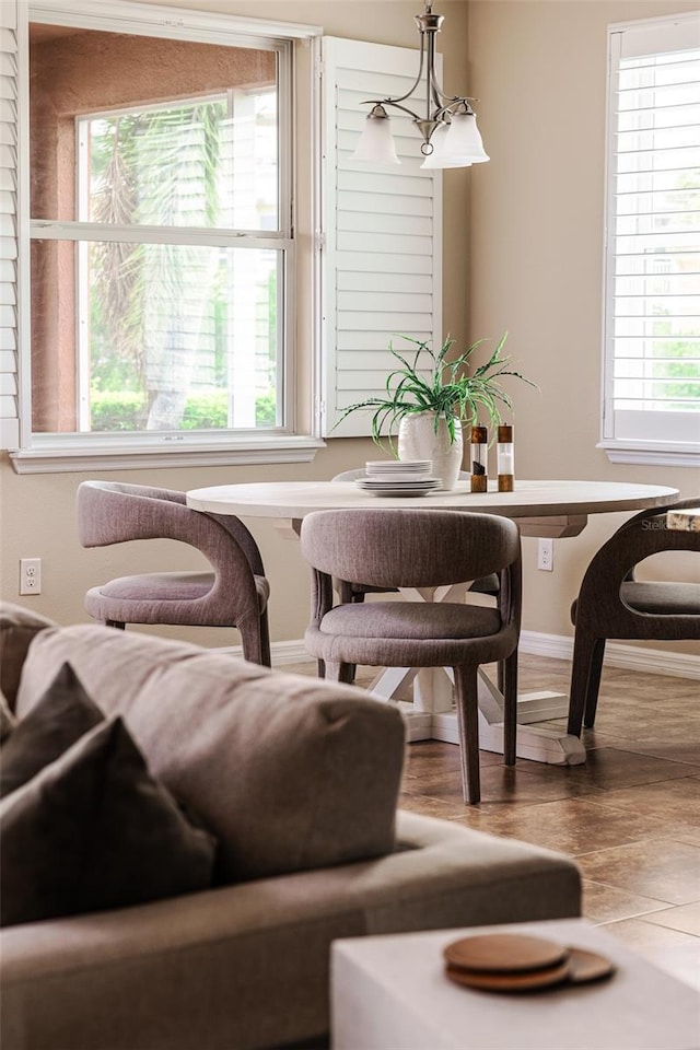 dining space featuring hardwood / wood-style flooring