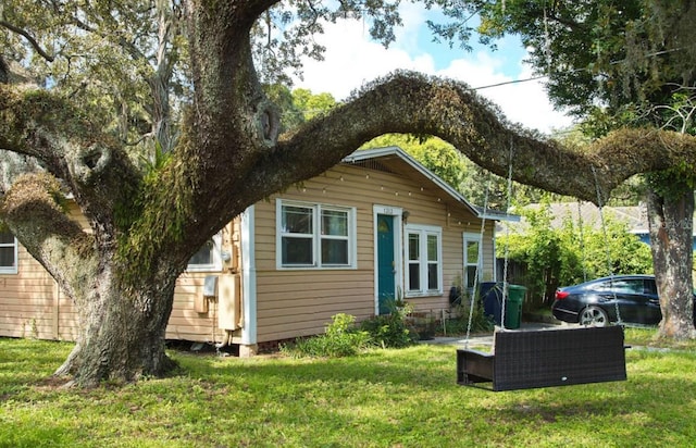 exterior space featuring a yard